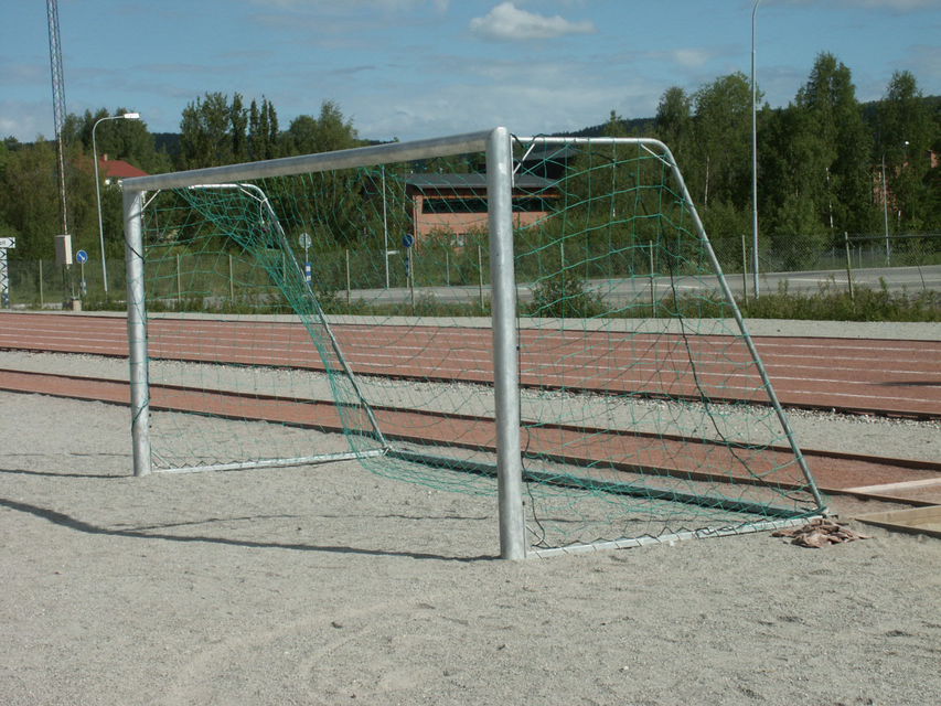 Fotbollsmål vid Matfors skol-IP