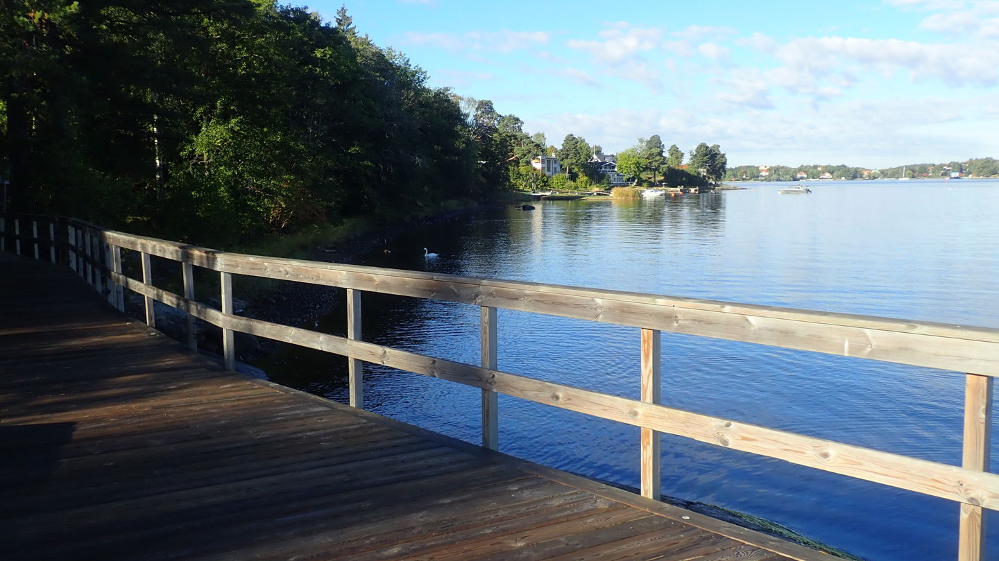 Utsikt mot Kyttinge och Djursholm. Foto Lidingö stad