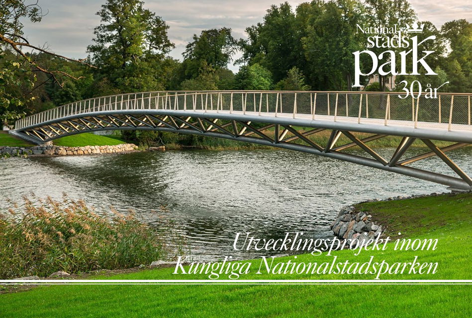 Framsida på rapport med bild på Folke Bernadottes bro.