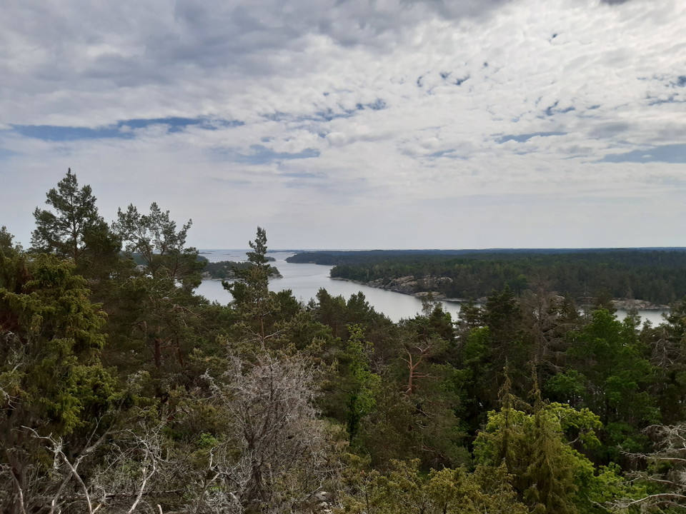 Utsikt från leden i Vindåsen