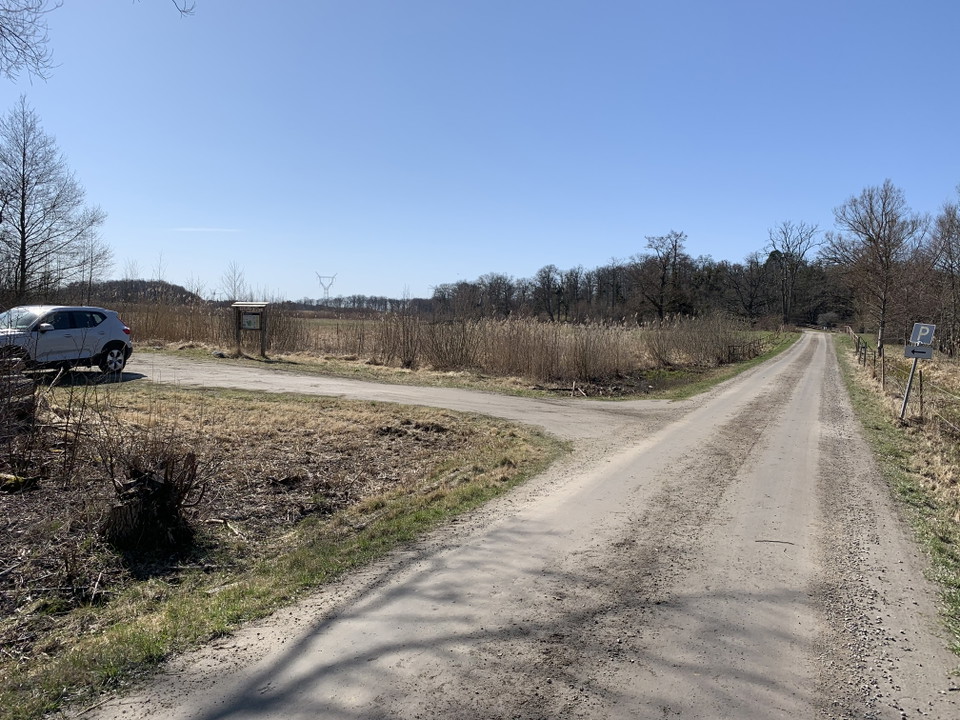 Besökarparkering vid Ådö-Lagnö.