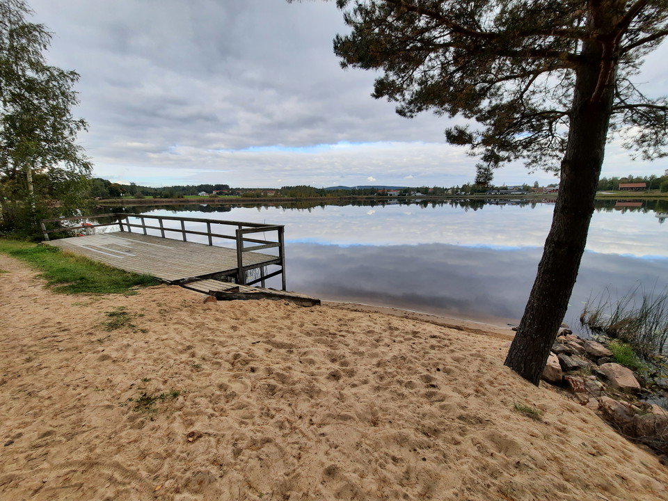 Badplatsen vid Kyrktjärn