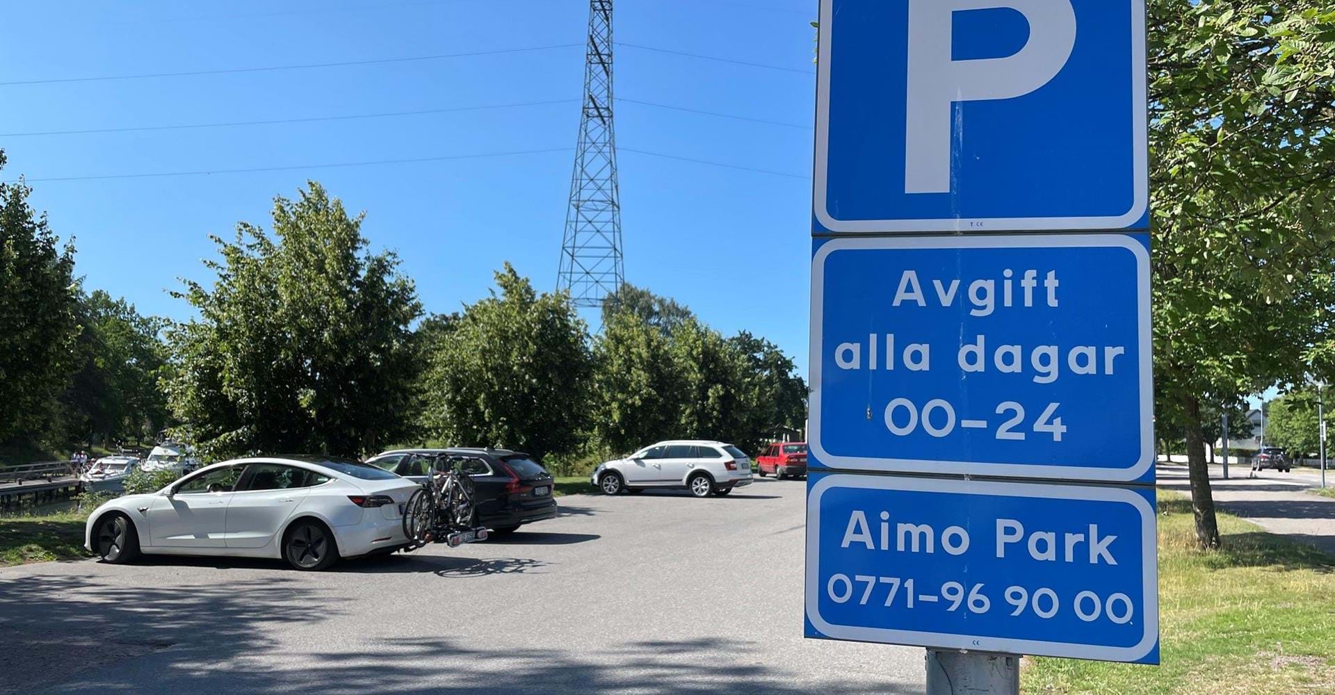 Parkering vid Borenshult slussar
Etapp Motala - Borensberg, Sjöbo-Knäppan runt
Motala
