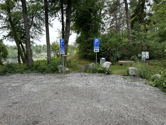 Parkering Monumentet Skogsö