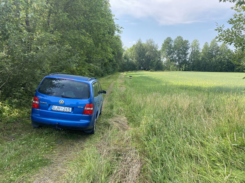 Vägen mot isättningsplatsen