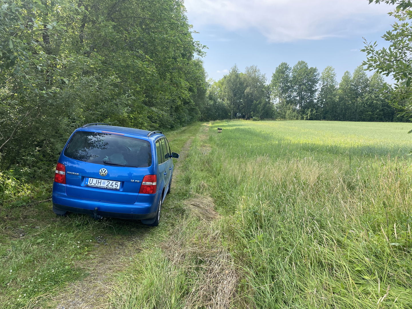 Vägen mot isättningsplatsen