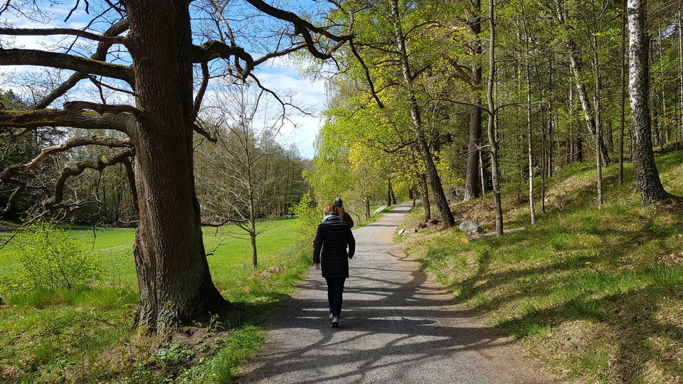 Promenadstig i Stockby. Foto Lidingö stad