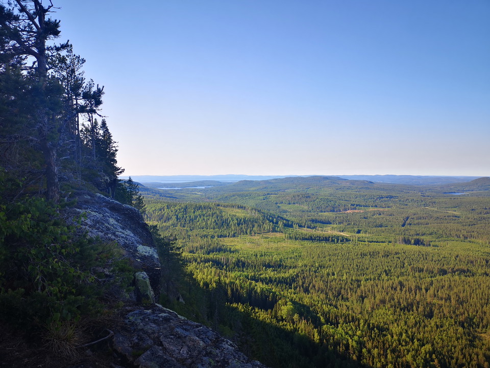 Utsikt norrut från Blacksås