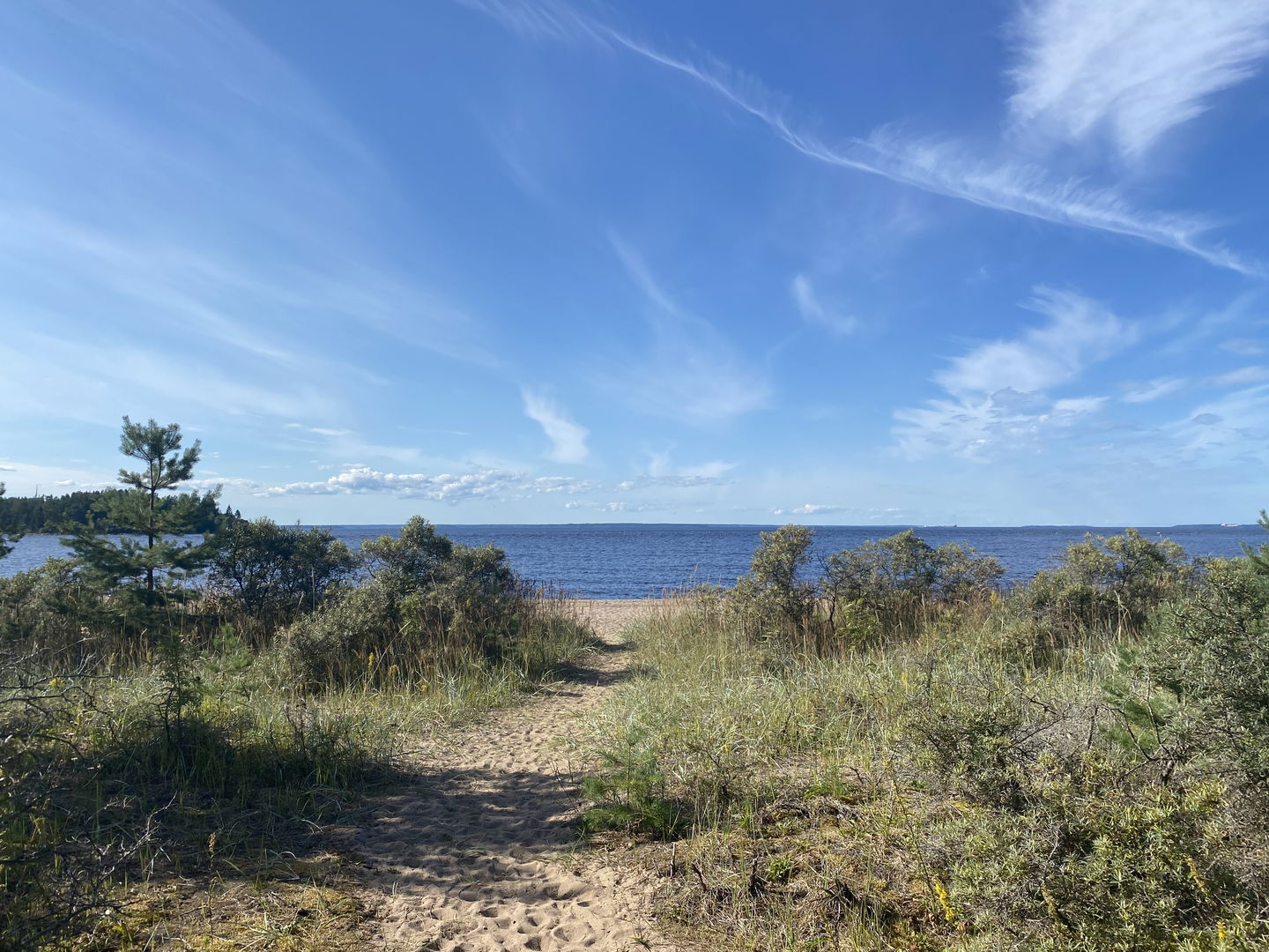 Stig till strand