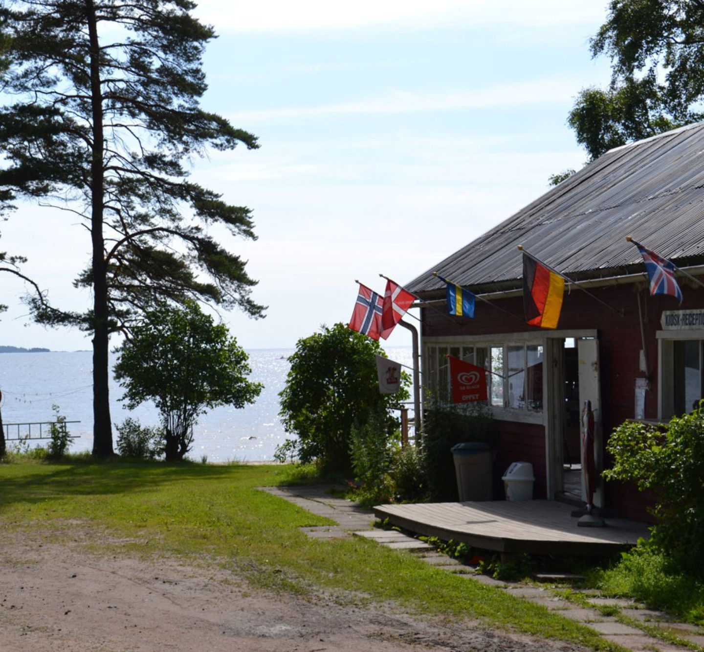 Receptionen på Revsands Familjecamping i Kristinehamn