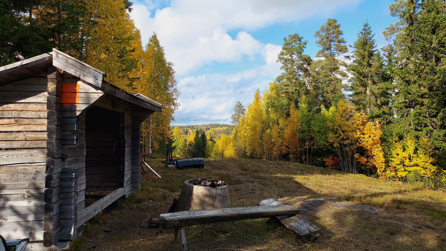 Vindskydd högst upp i skidbacken, Furuberet Los