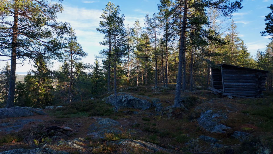 Vindskyddet, fint beläget