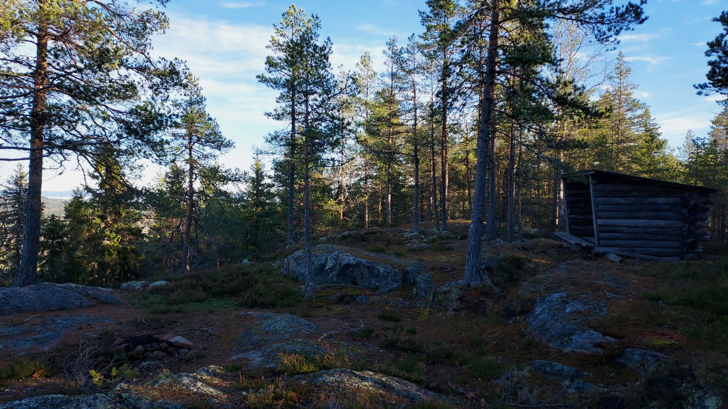 Vindskyddet, fint beläget