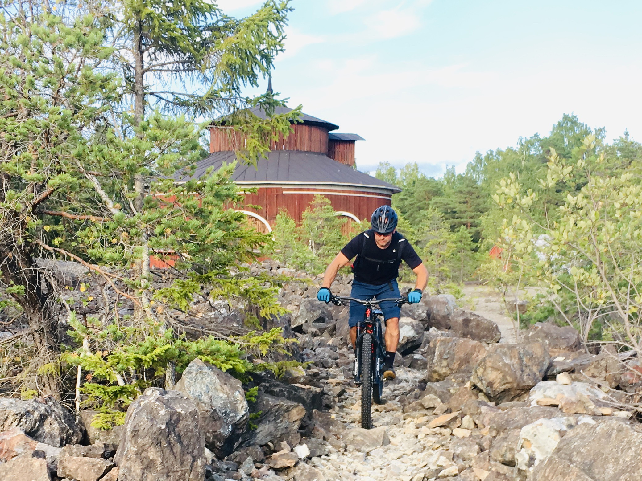 Gruvhistorisk rockgarden från 1500-talet.