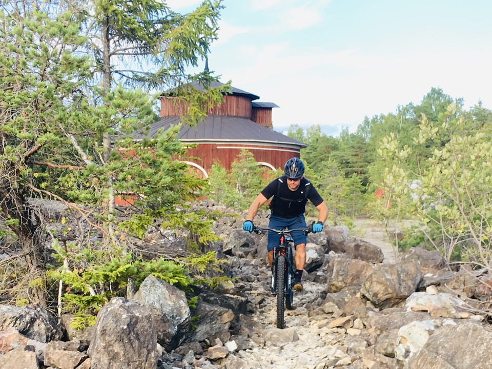 Gruvhistorisk rockgarden från 1500-talet.