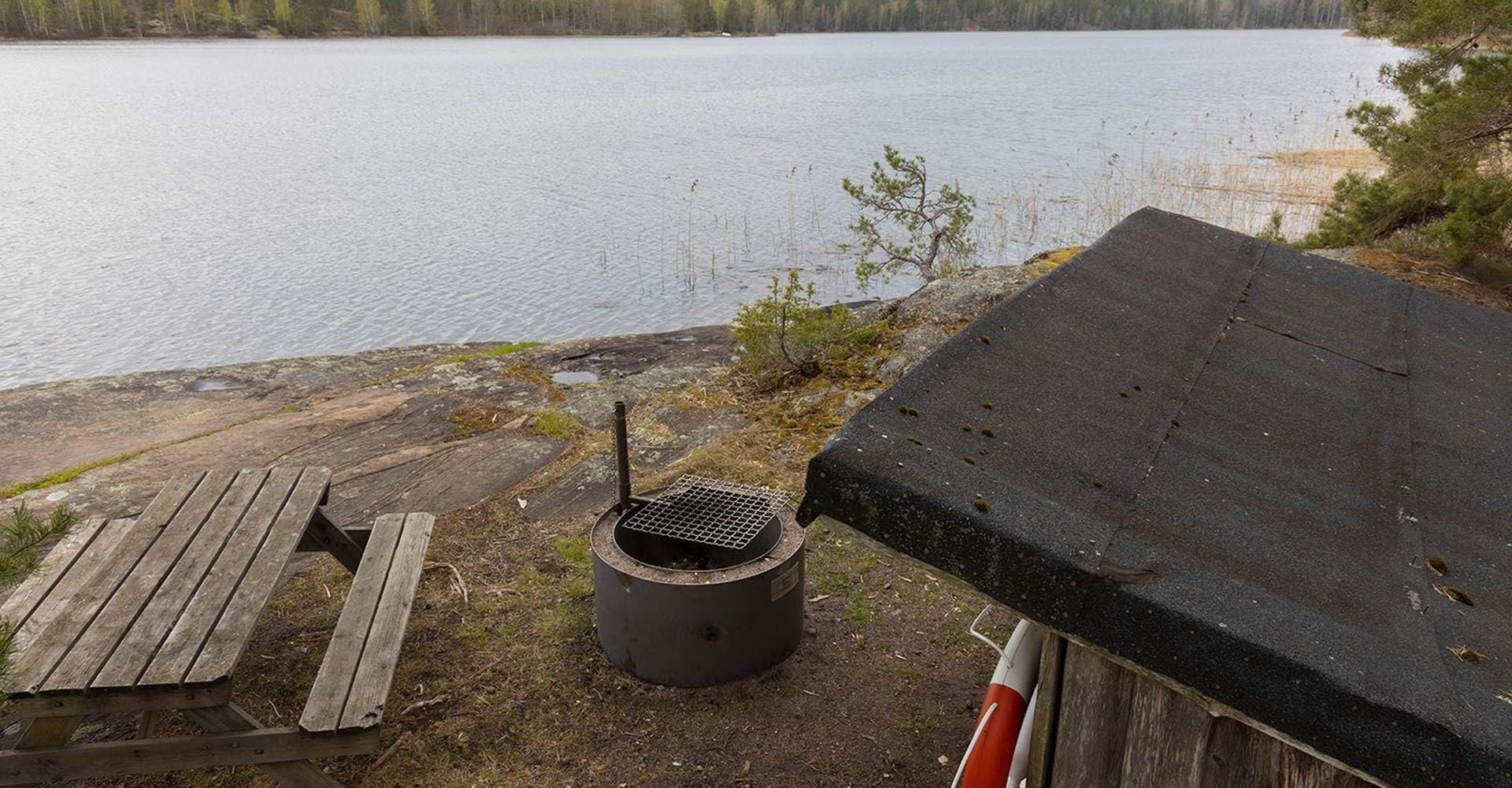 Vindskydd vid Högsjön