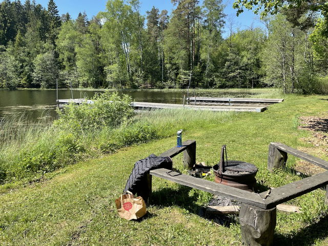 Roasjöns badplats, Roasjö