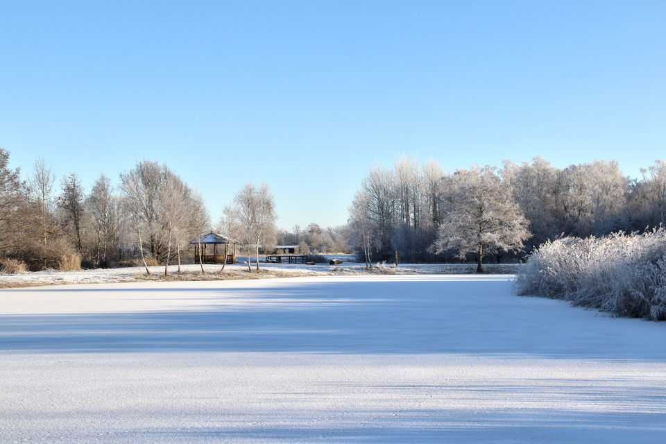 Skärgårdsparken i vinterskrud