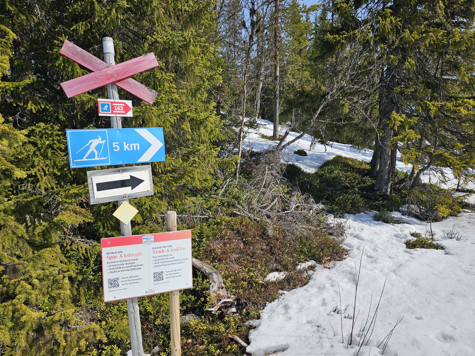 Skyltar på ett ledkryss