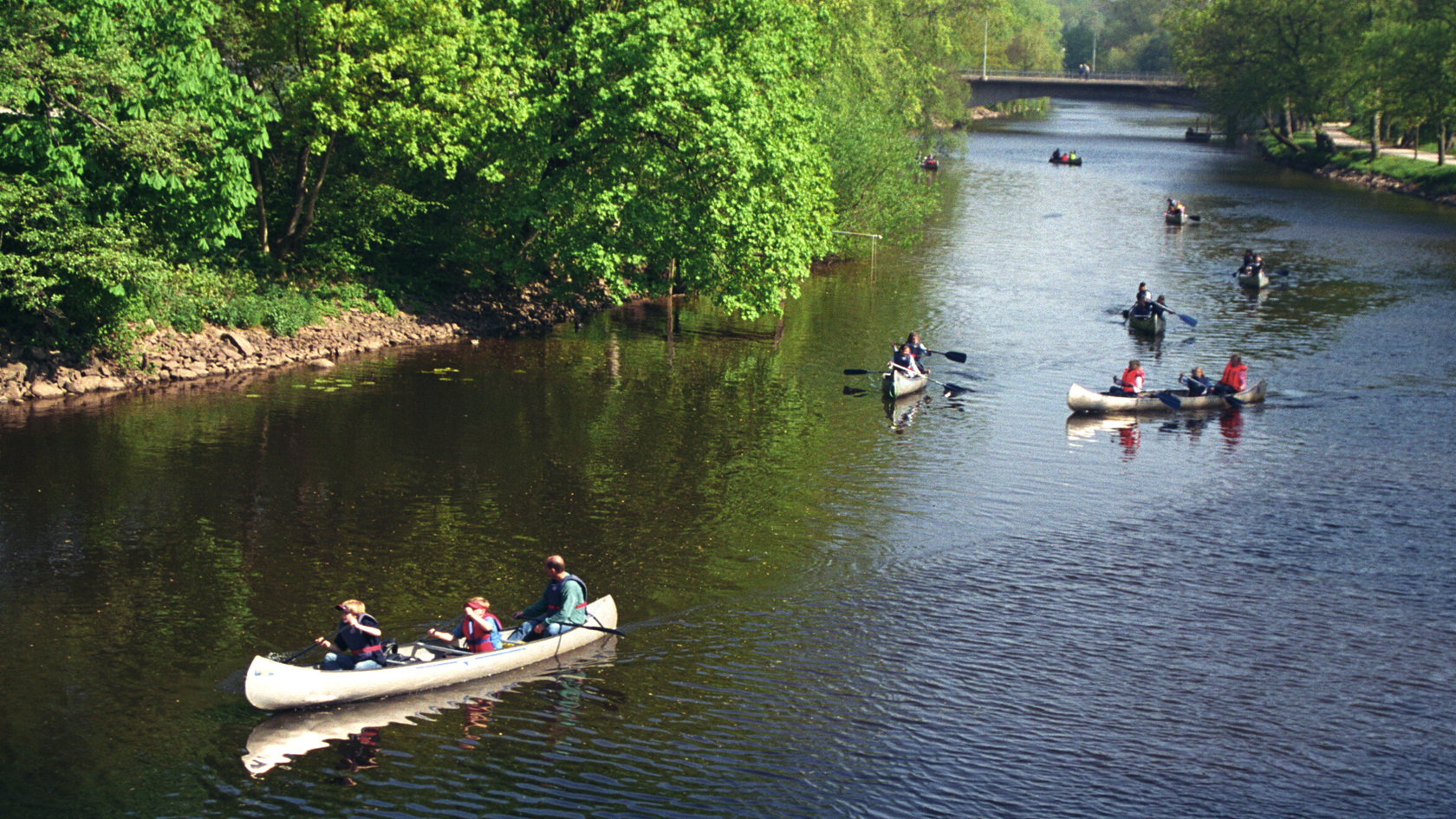 Paddling — Rönne å och Ringsjön