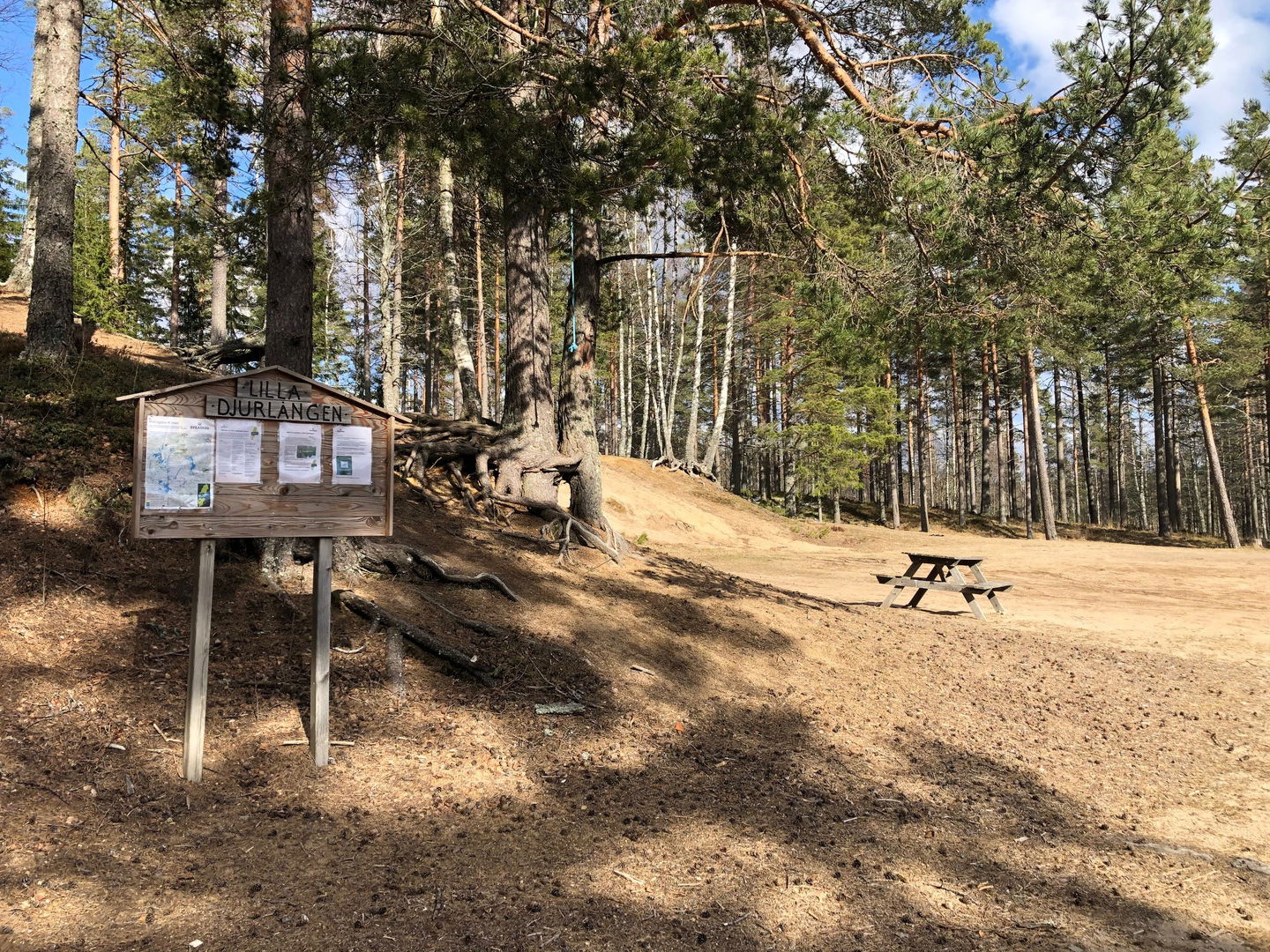 Skylt Lilla Djurlången