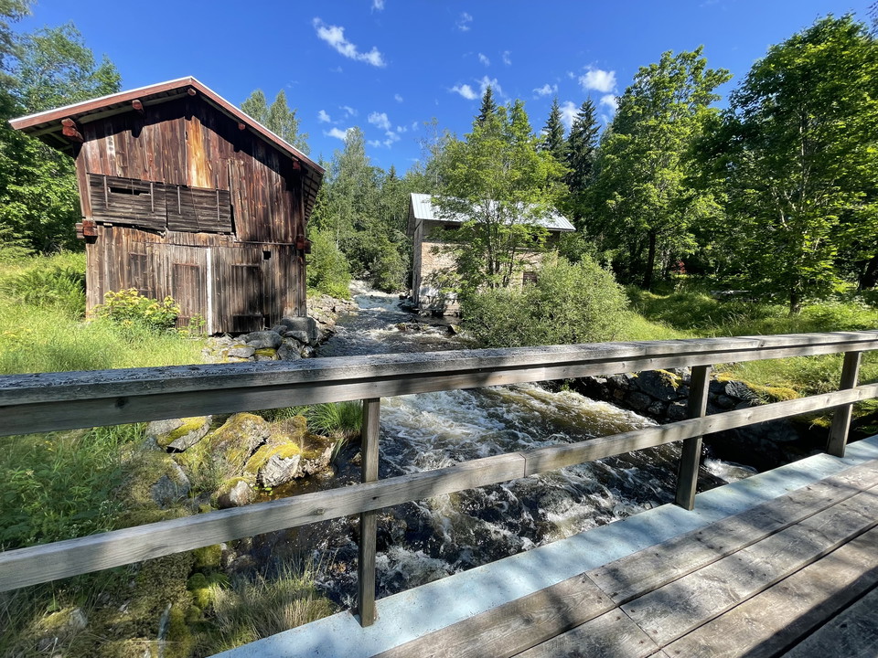 Vy över Stimmerbo hytta