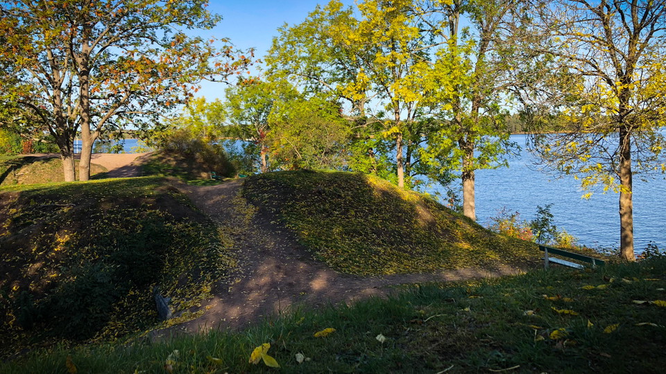 Kullarna, Batteriparken i Vaxholm.