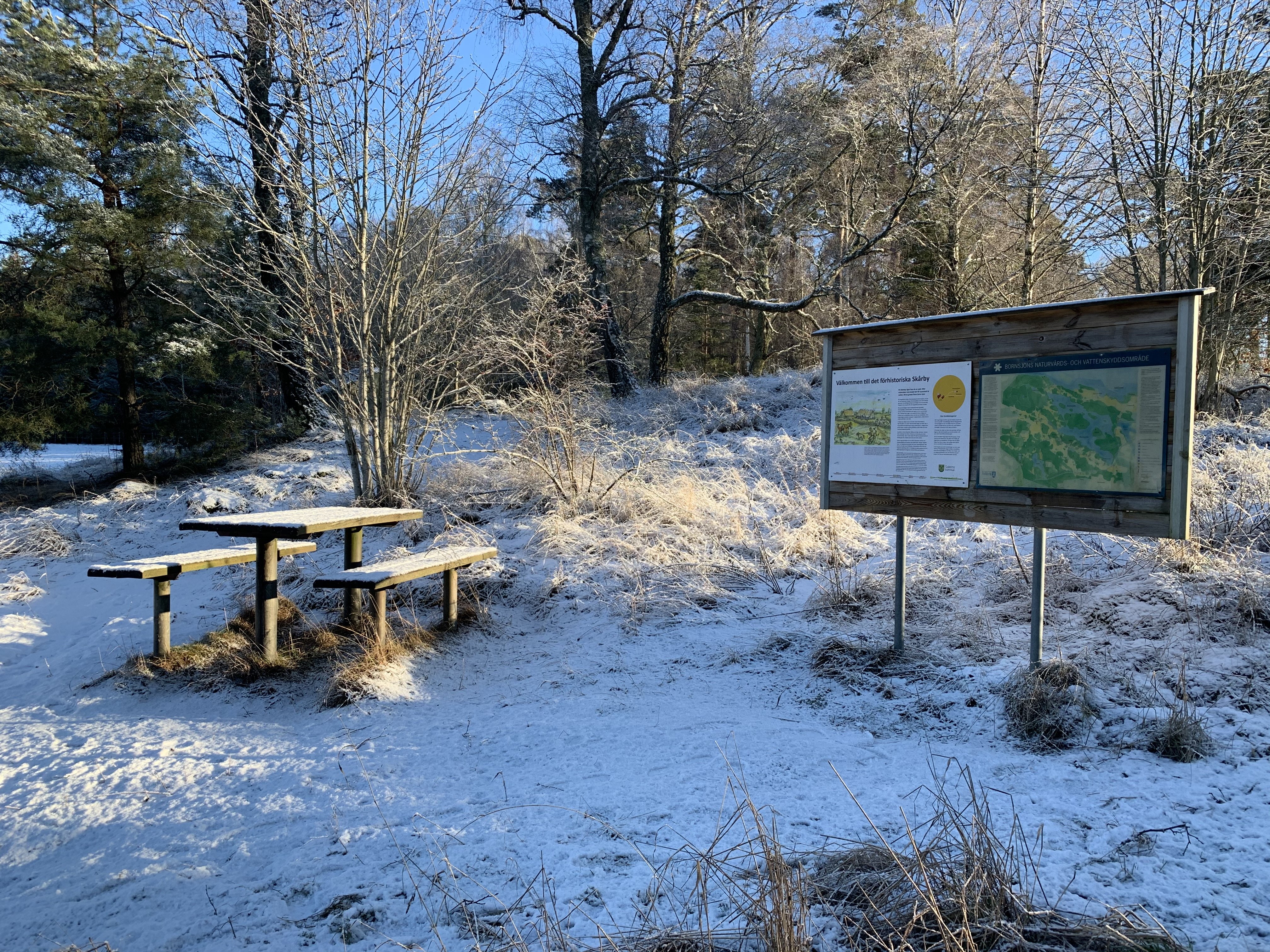 Rastplats i Bornsjöns naturreservat. Foto: Lena Malmström