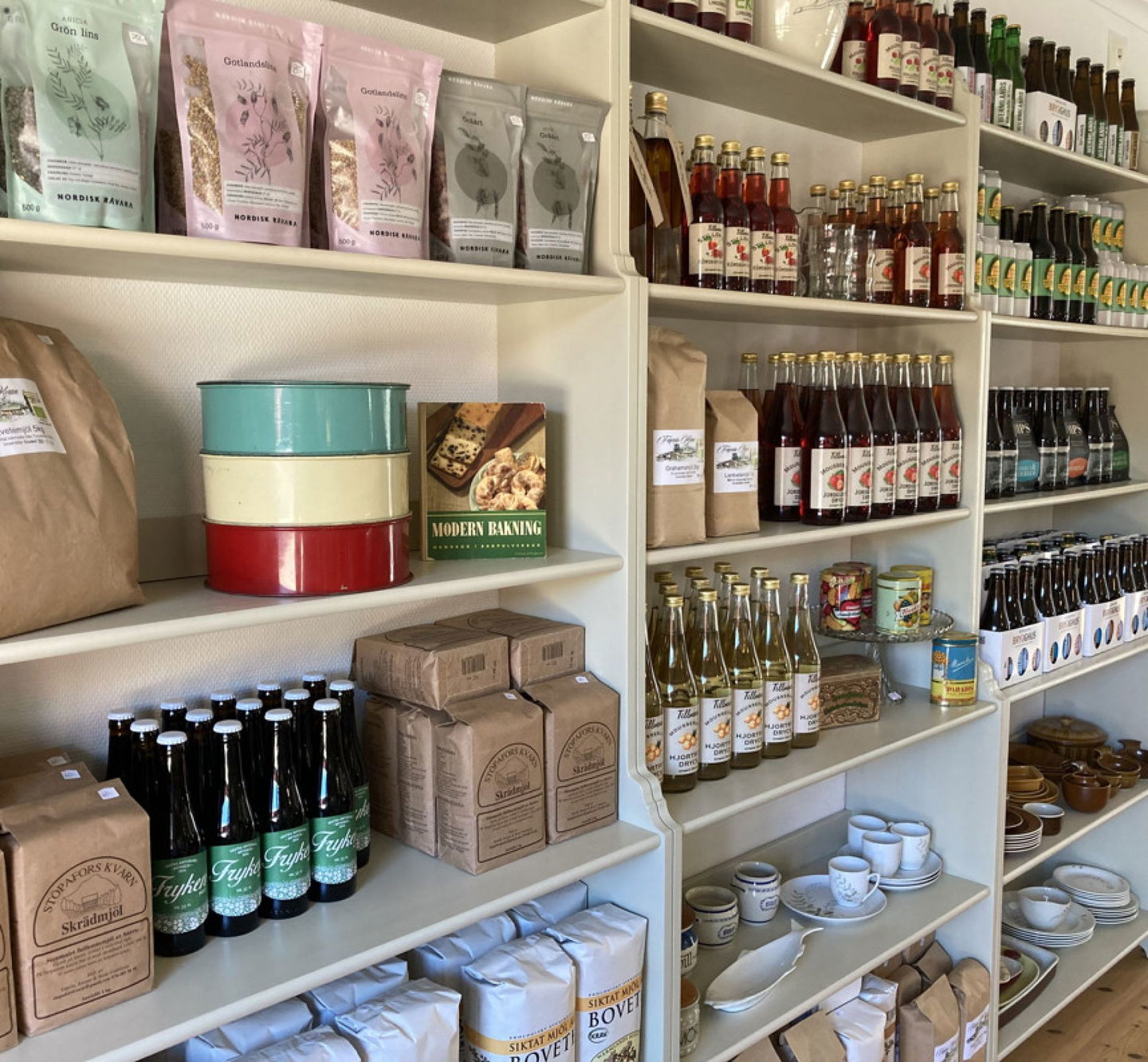 Interiör av Retrovågen i Kristinehamn.