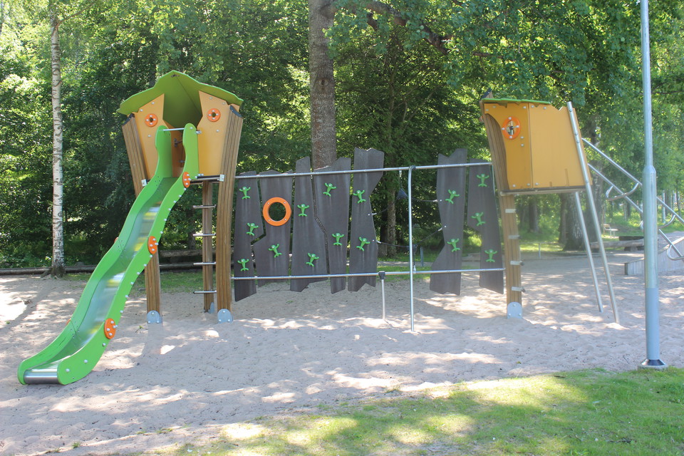 Olika typer av lekutrustning