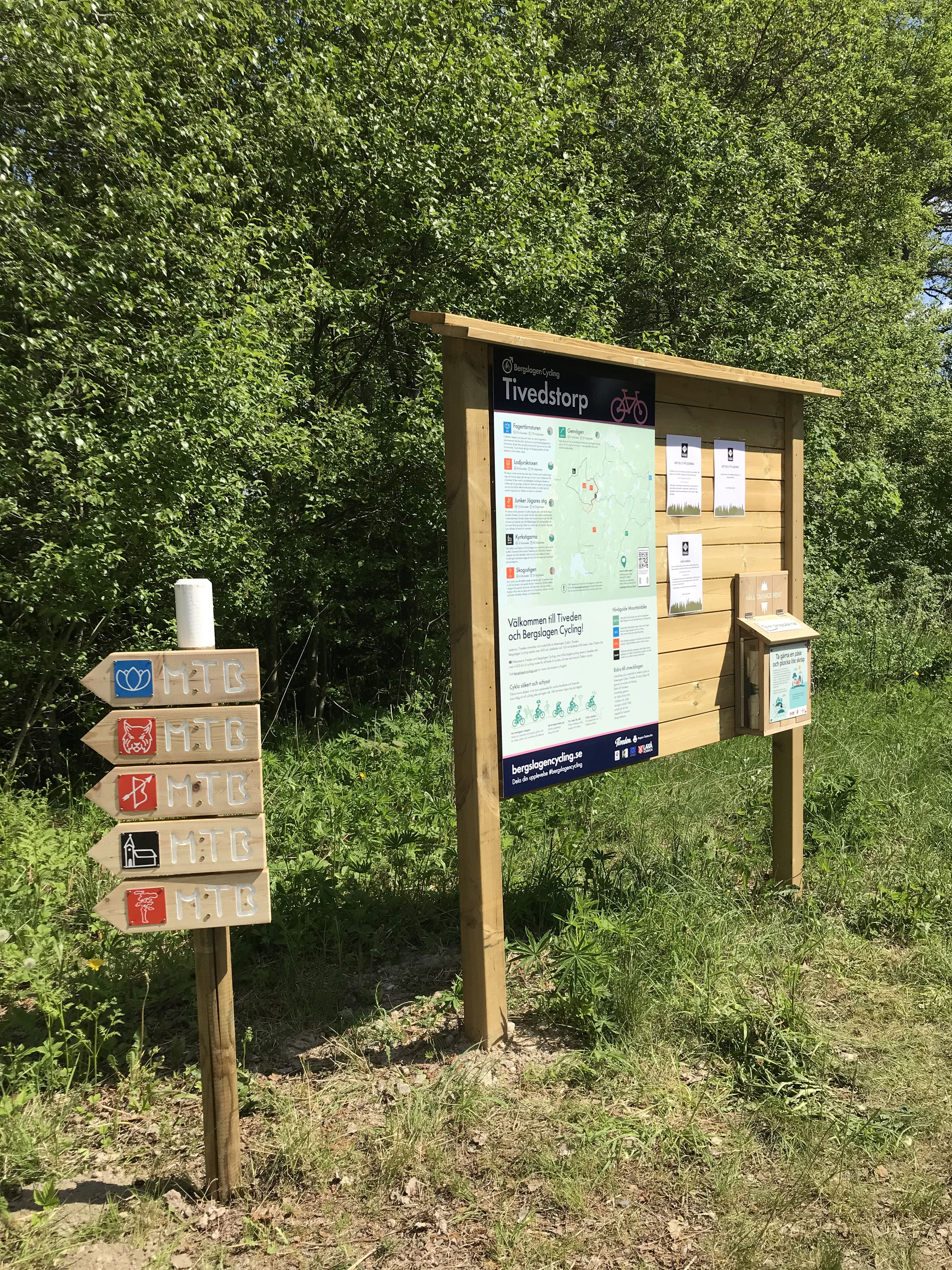 Startplats cykling Tivedstorp