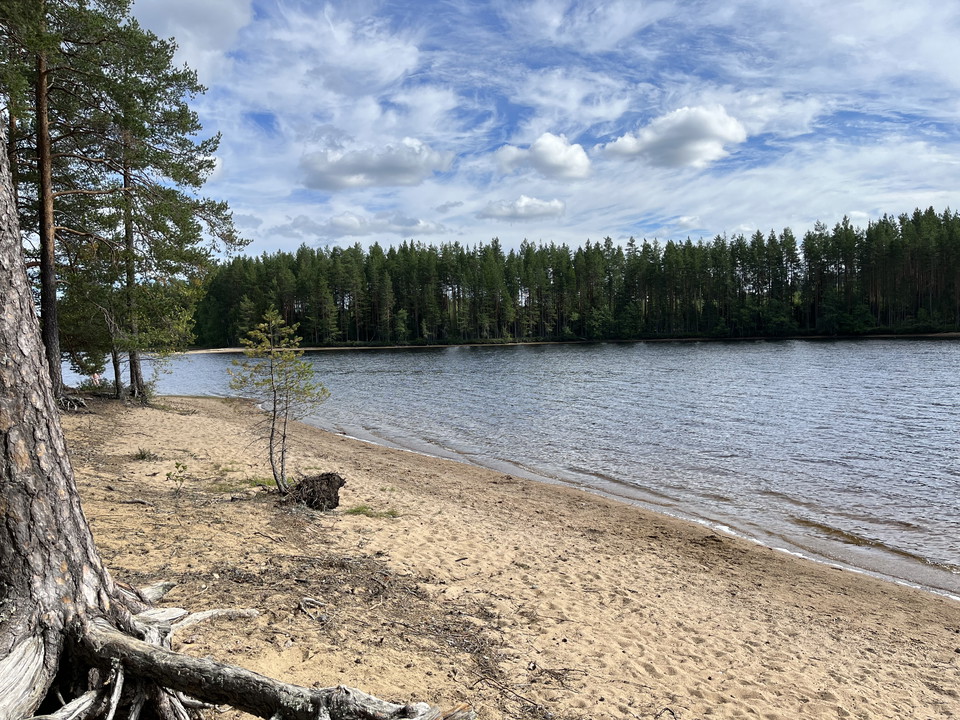 Naturstrand Malingsbosjön