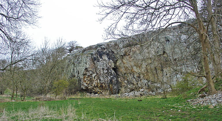Förkastningsbranten.