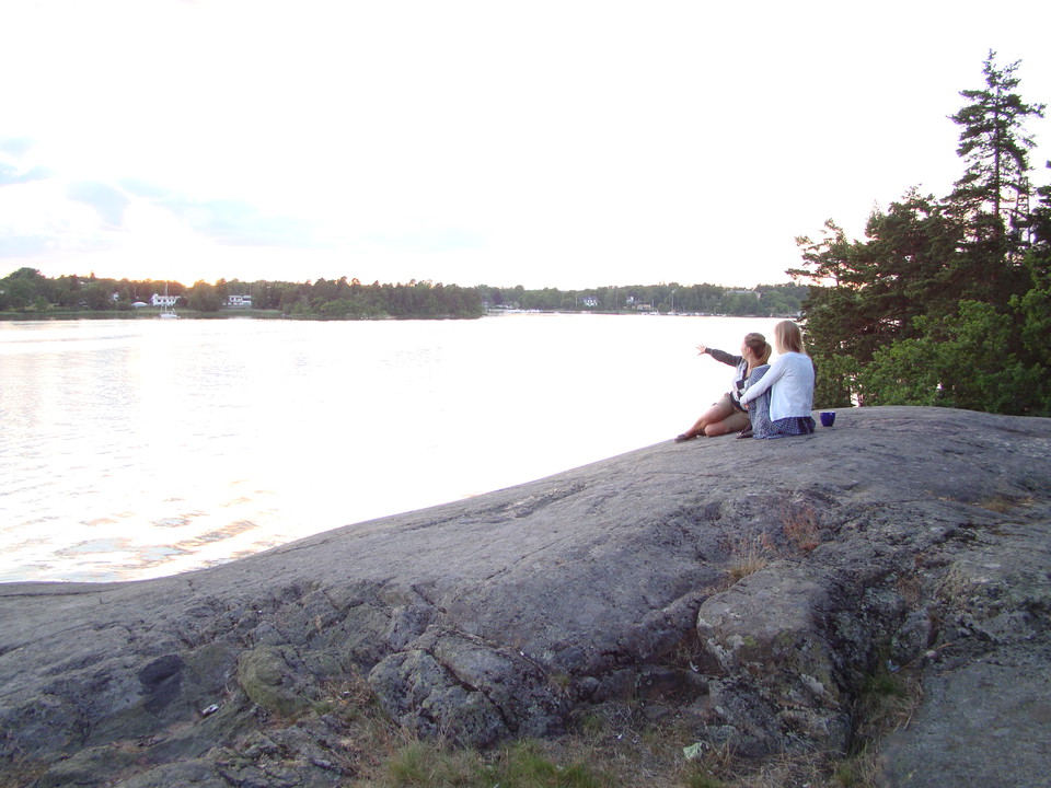 Spisen. Utsikt och grillplats. Foto Lidingö stad.