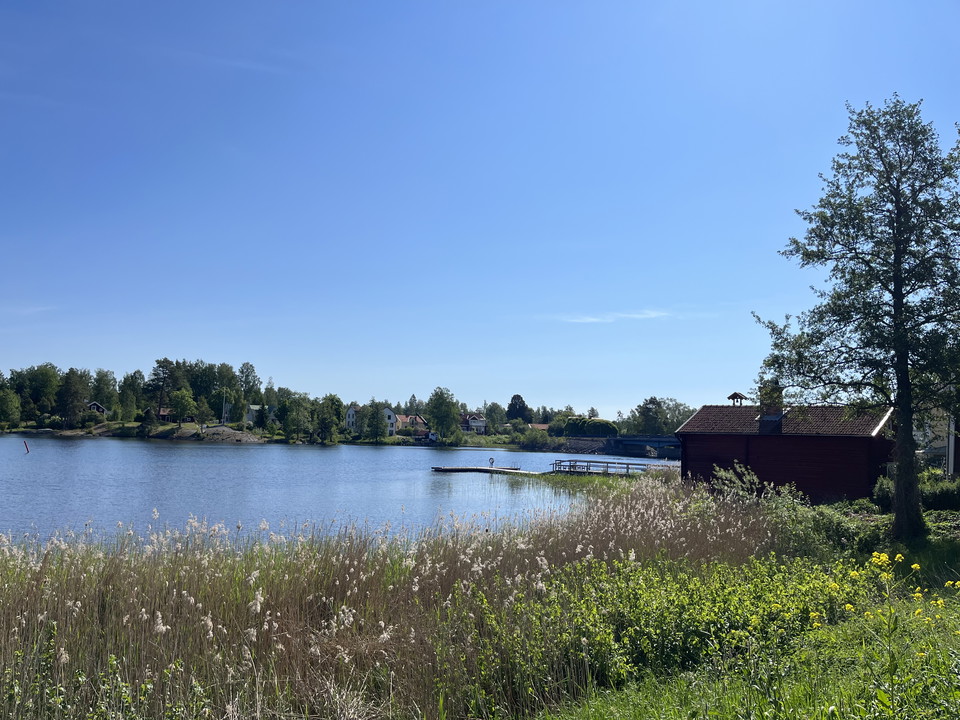 Vy över bron i Söderbärke