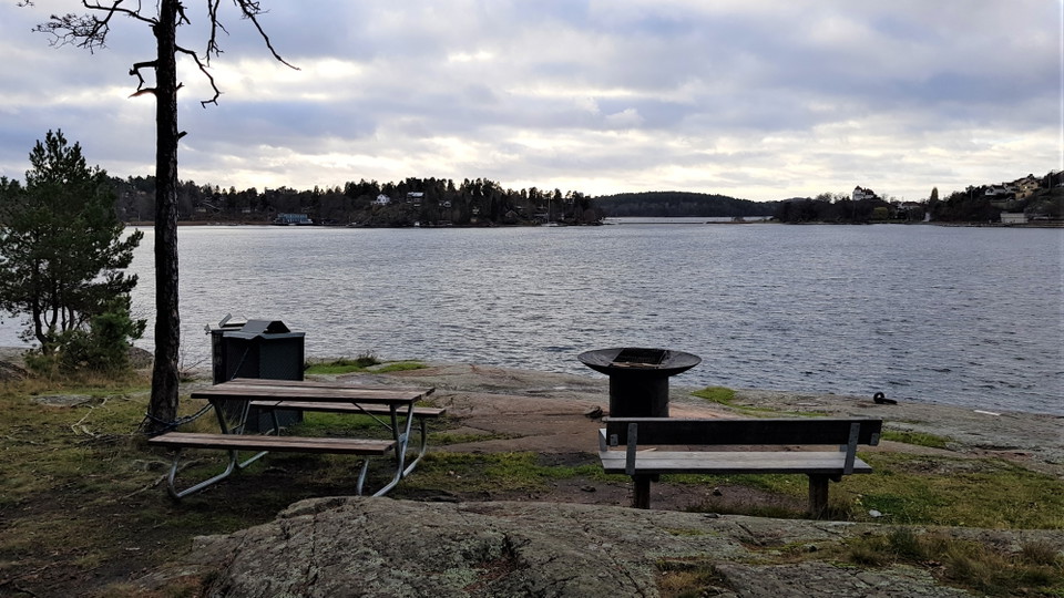 Grillplats vid Spisen. Foto Lidingö stad