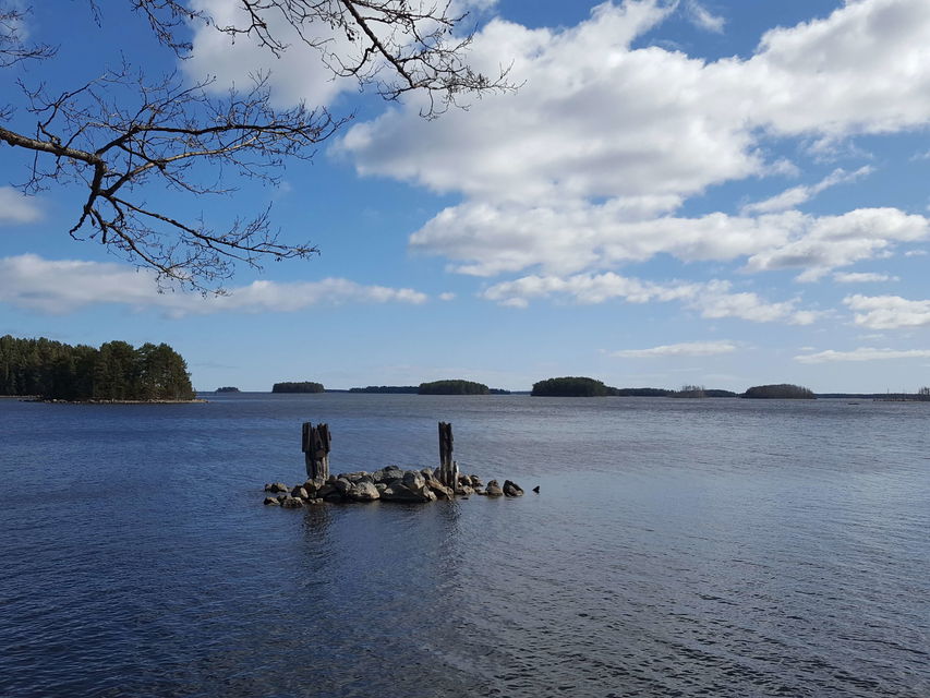 Utsikt över havet längs Sågverkstrampet