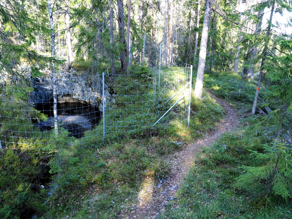 Spår från gruvdrift