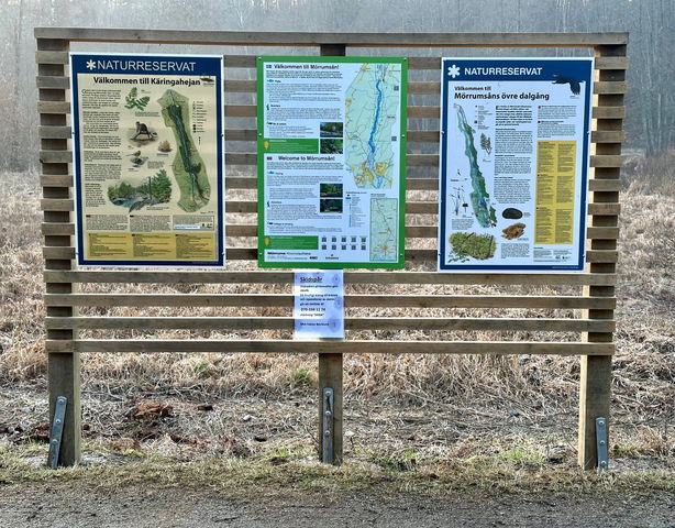 Infoskylt, Mörrumsåns övre dalgång