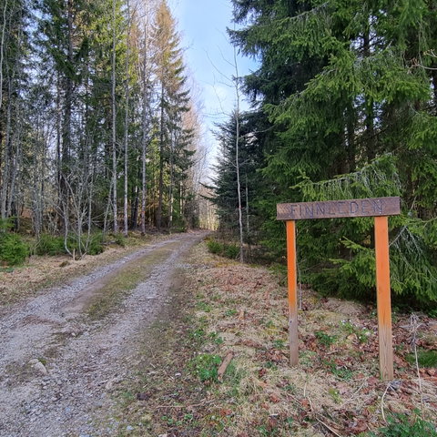 Finnleden Västra, påfart Slobyn