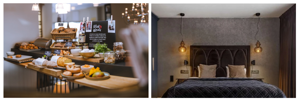 Sov i sköna sängar och njut av närproducerad frukost hos Grand Hotell Elektra i Ludvika.