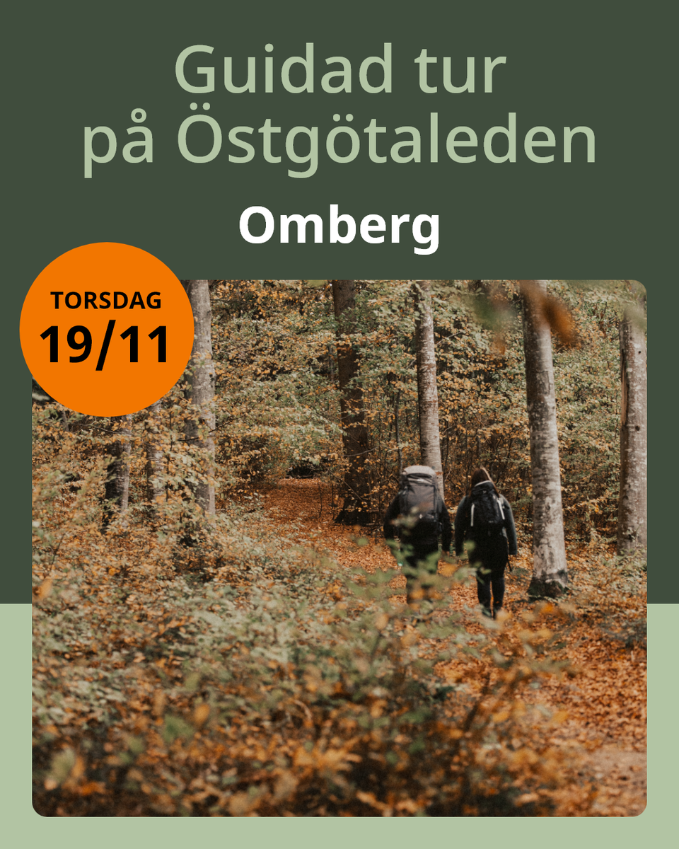 Guidade turer längs Östgötaleden