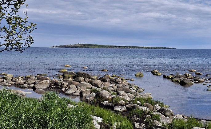 Hanö sedd från Listershuvud.