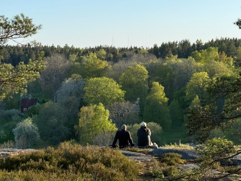 Samvaro uppe på Vinberget