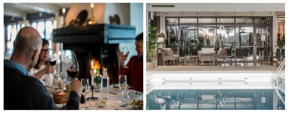 Enjoy after hike with excellent food, relax and sauna at Ramundberget Fjällgård.