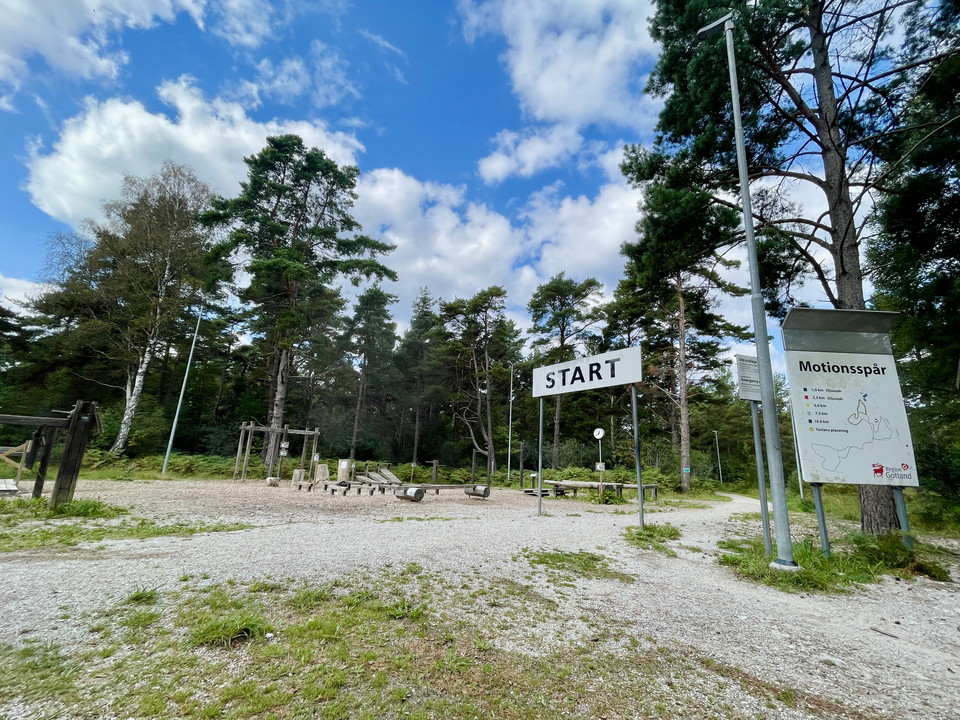 Motionsspår, Gotland