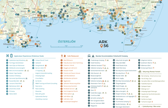 Företagsmedlemmar längs ARK56