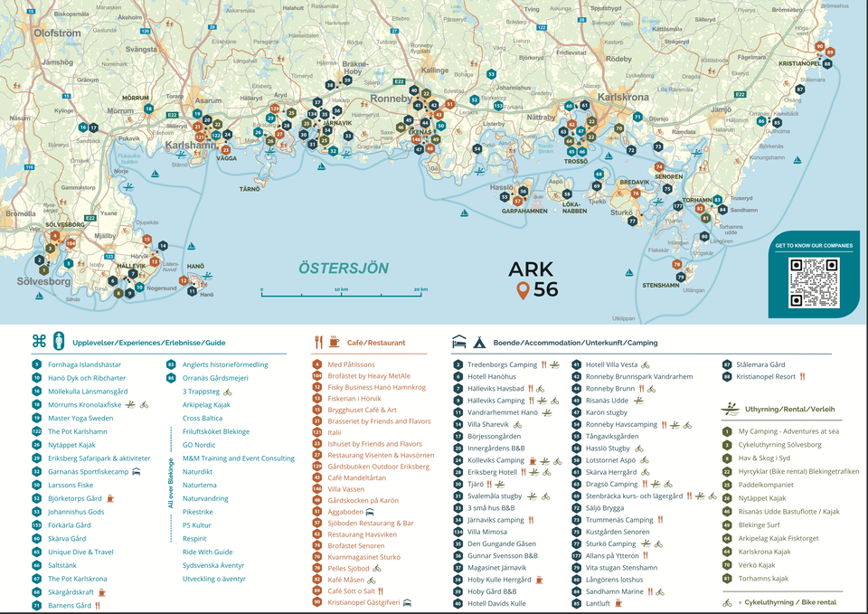Företagsmedlemmar längs ARK56