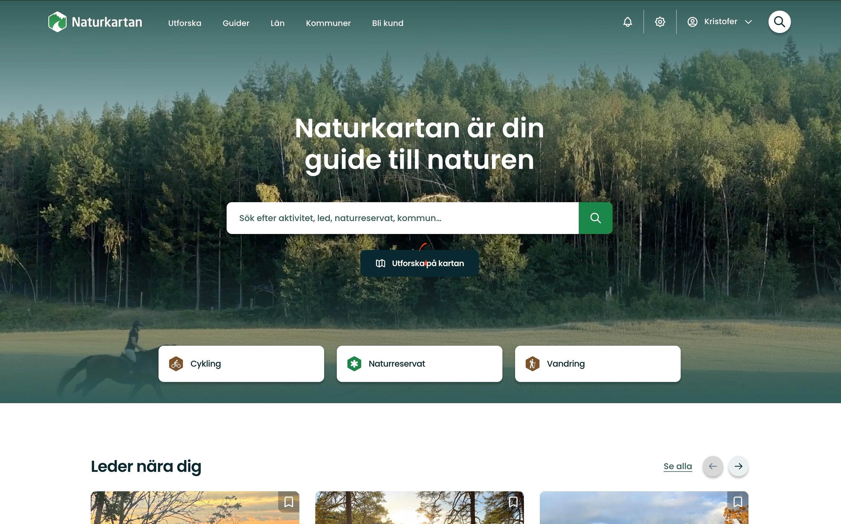 Naturkartan är en säker tjänst…