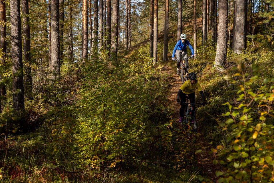 Tavelsjöleden cykeletapper
